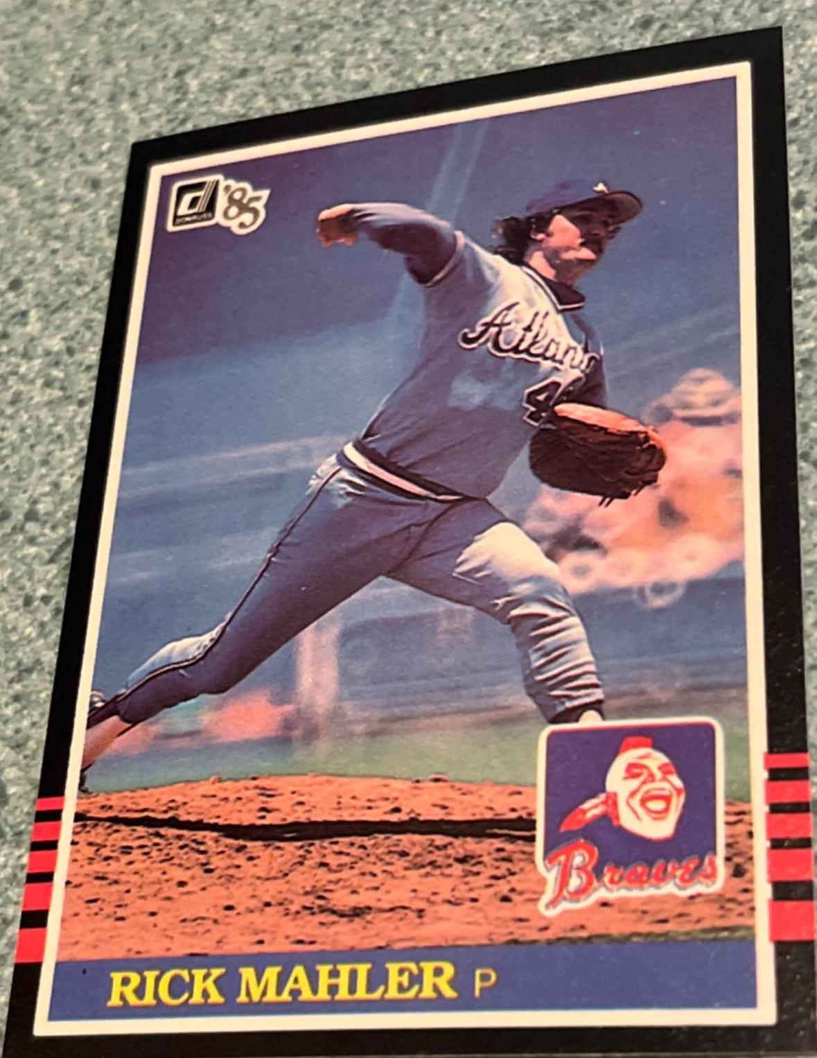 Rick Mahler #385 Baseball Cards 1985 Donruss