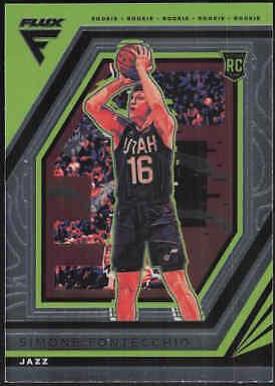 Simone Fontecchio #213 Basketball Cards 2022 Panini Flux