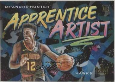 De'Andre Hunter #1 Basketball Cards 2019 Panini Court Kings Apprentice Artists