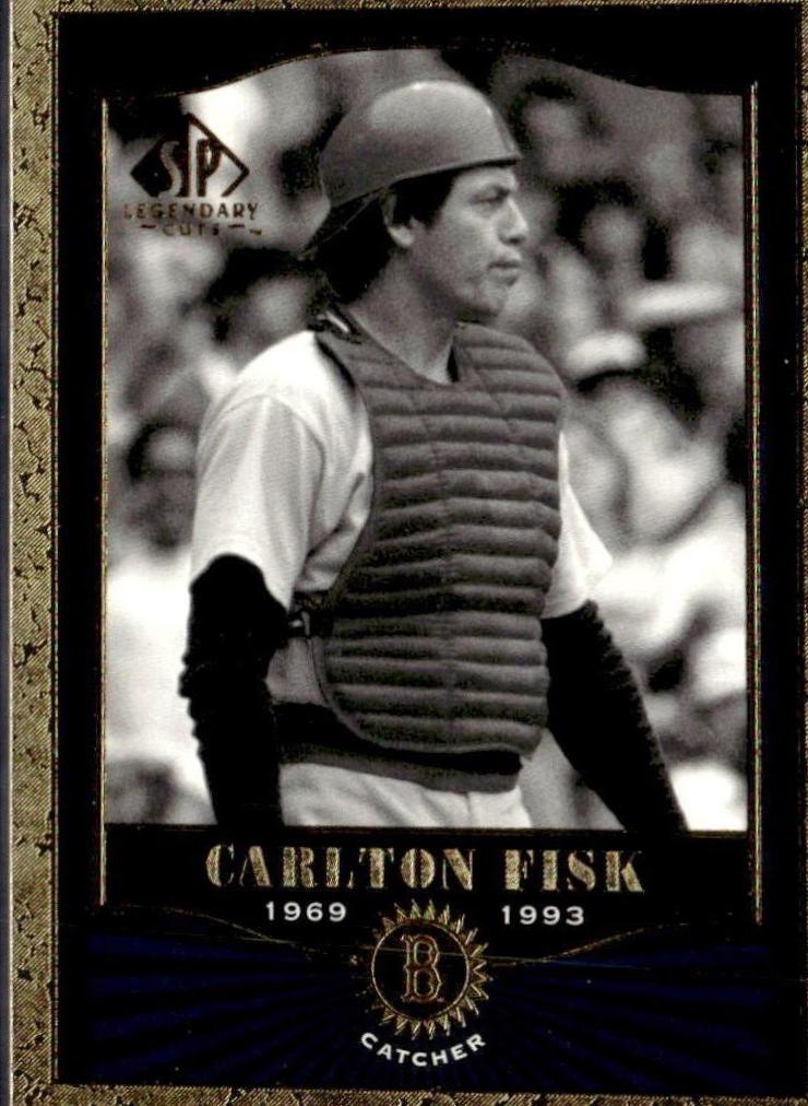 Carlton Fisk #63 2001 SP Legendary Cuts Baseball