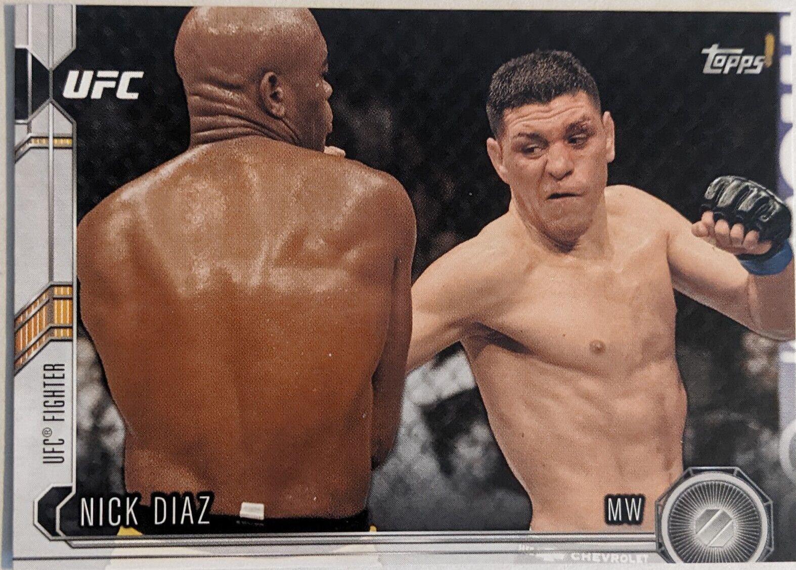 Nick Diaz #14 Ufc Cards 2015 Topps UFC Chronicles