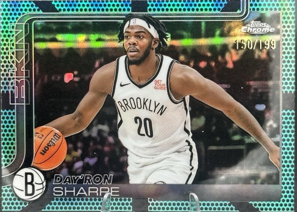 Day'Ron Sharpe [Aqua Basketball Refractor] #74