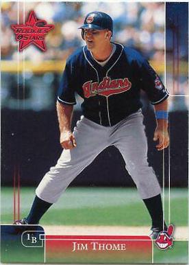 Jim Thome #34 Baseball Cards 2002 Leaf Rookies & Stars