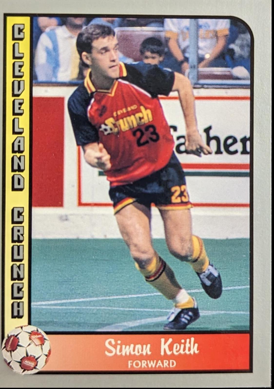 Simon Keith #138 Soccer Cards 1990 Pacific MSL