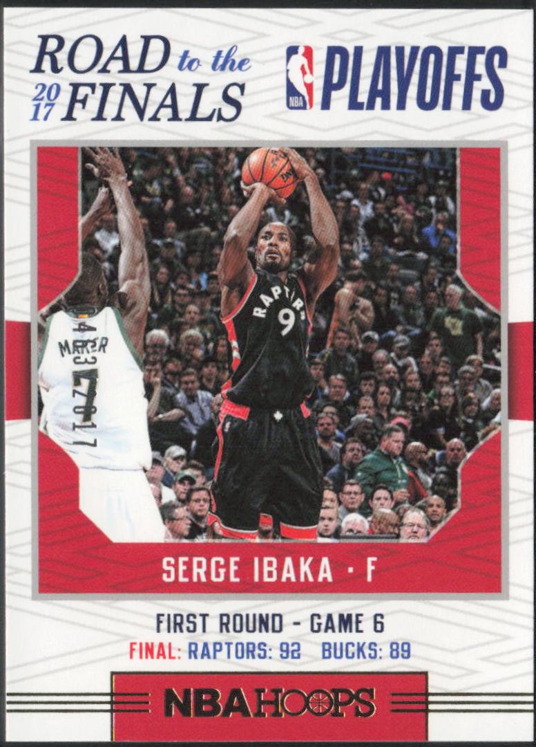 Serge Ibaka #18 2017 Panini Hoops Road To The Finals Basketball