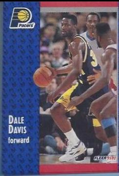 DALE DAVIS #293 Basketball Cards 1992 Fleer