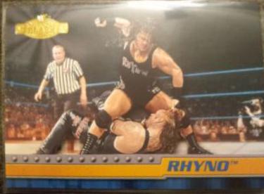 Rhyno #37 Wrestling Cards 2001 Fleer WWF Championship Clash