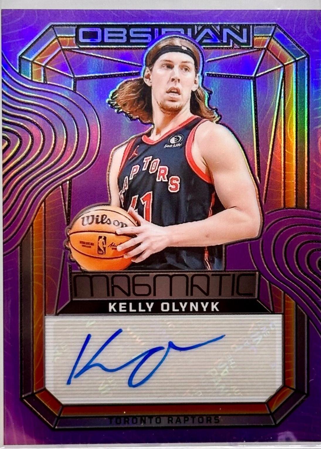 Kelly Olynyk [Purple Flood Electric Etch] #MS-OLY