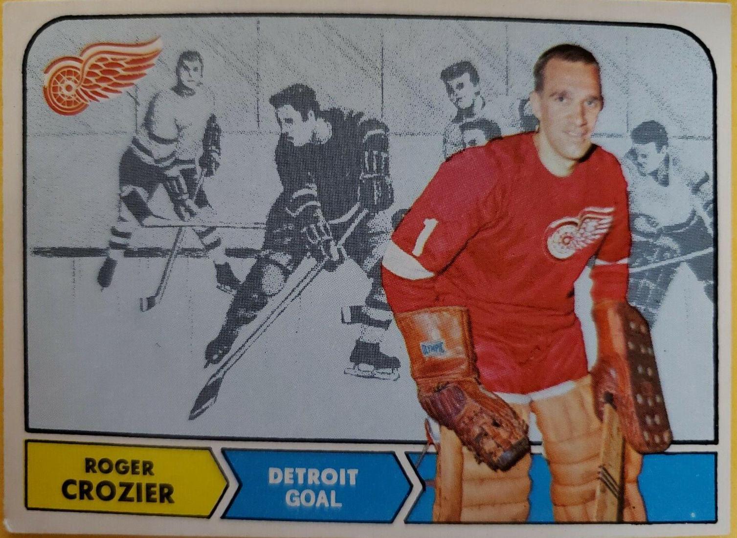 Roger Crozier #23 Hockey Cards 1968 O-Pee-Chee