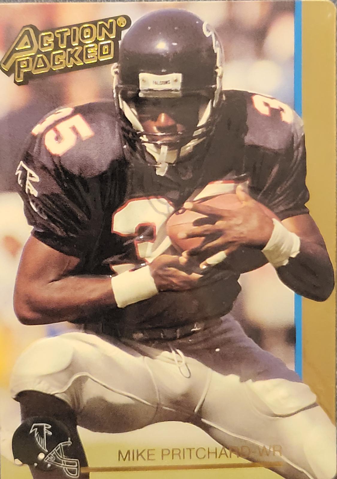 Mike Pritchard #7 Football Cards 1992 Action Packed