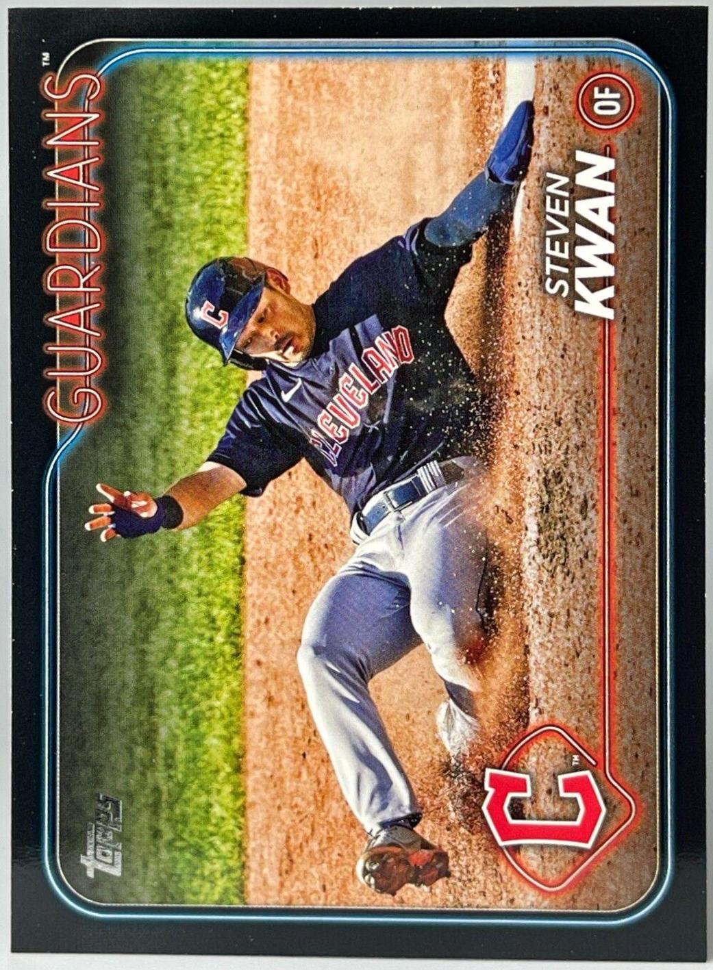 Steven Kwan [Black] (2024 Topps)