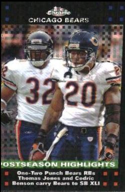 Thomas Jones, Cedric Benson [Xfractor] #TC54