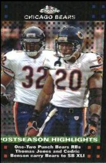 Thomas Jones, Cedric Benson