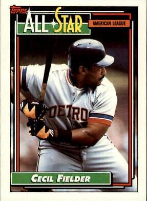 Cecil Fielder #397 Baseball Cards 1992 Topps