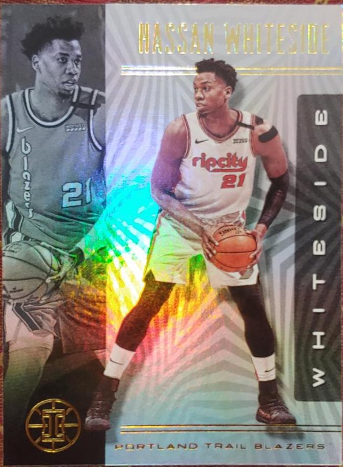 Hassan Whiteside #1 Basketball Cards 2019 Panini Illusions