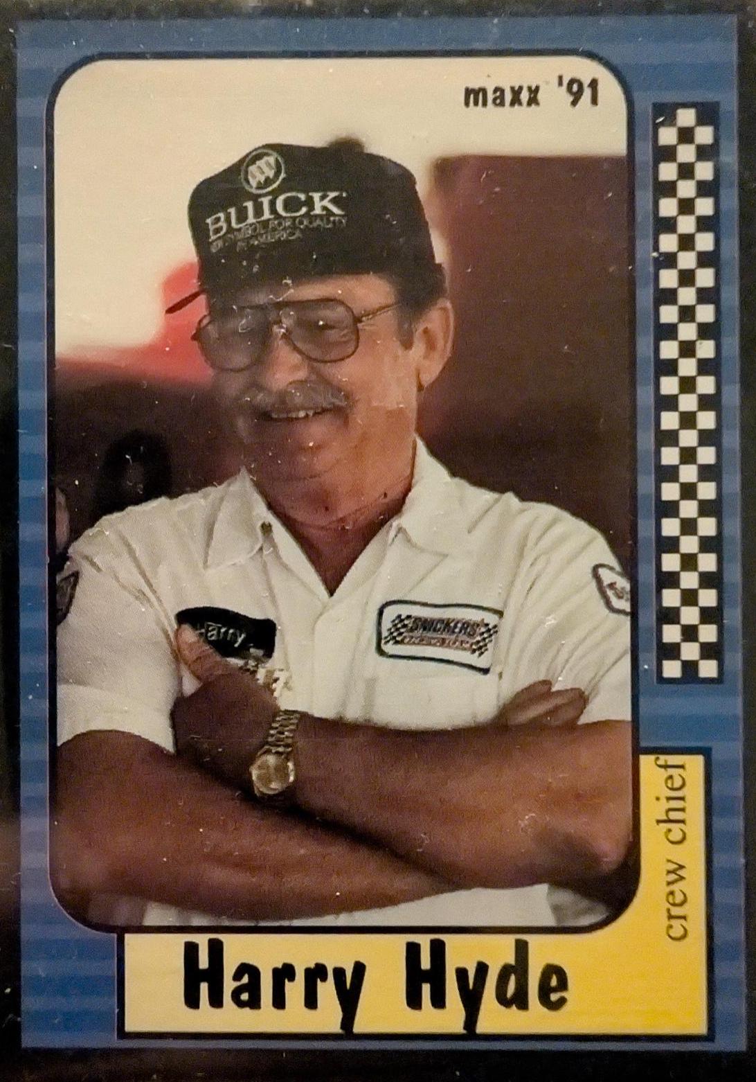 Harry Hyde #38 Racing Cards 1991 Maxx