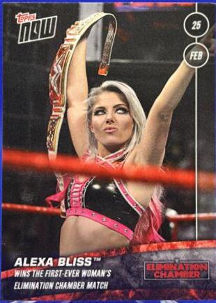 Alexa Bliss #7 Wrestling Cards 2018 Topps Now WWE