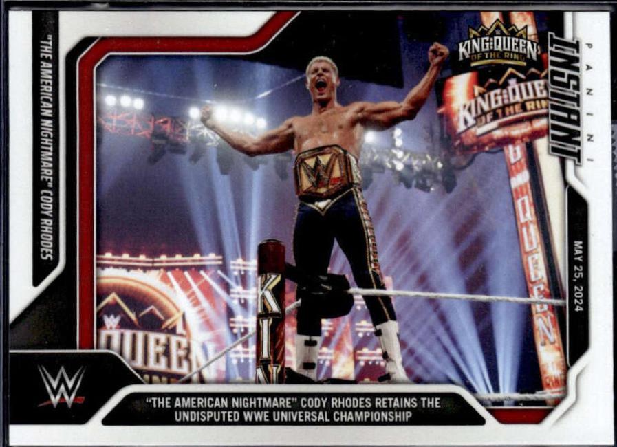 The American Nightmare Cody Rhodes #31 Wrestling Cards 2024 Panini Instant WWE