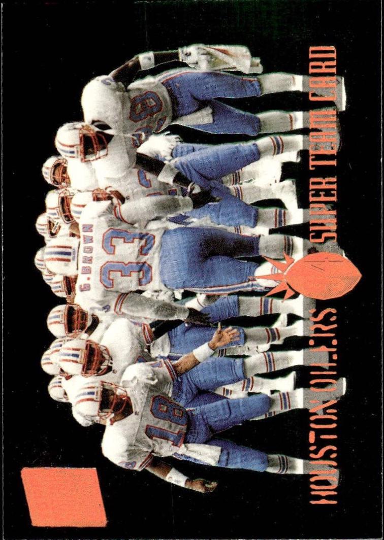 Houston Oilers #11 1994 Stadium Club Football Super Teams