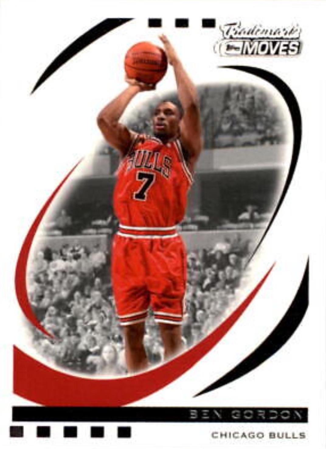 Ben Gordon #28 Basketball Cards 2006 Topps Trademark Moves
