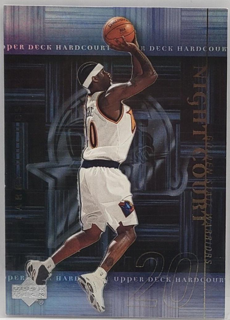 Larry Hughes #NC3 Basketball Cards 2000 Upper Deck Hardcourt Night Court