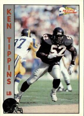 Ken Tippins #333 Football Cards 1992 Pacific