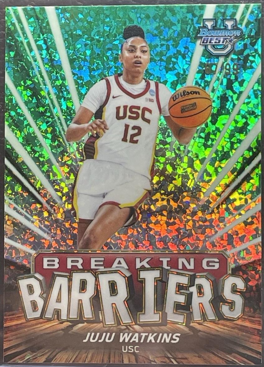 Juju Watkins #BB-1 2025-26 Bowman University Best Basketball Breaking Barriers