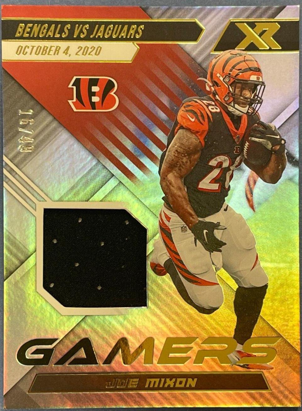 Joe Mixon #GM-JM Football Cards 2022 Panini XR Gamers