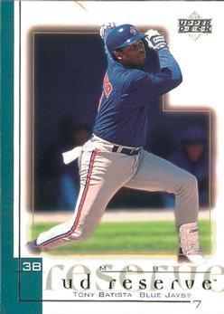 Tony Batista #14 Baseball Cards 2001 Upper Deck Reserve