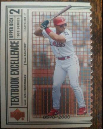 Ivan Rodriguez #T29 Baseball Cards 1999 Upper Deck Textbook Excellence
