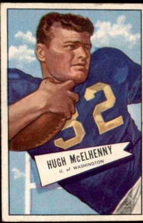 Hugh McElhenny #29 Football Cards 1952 Bowman Small