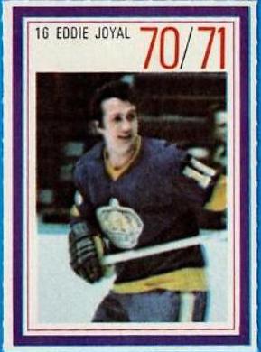 Eddie Joyal Hockey Cards 1970 Esso Power Players