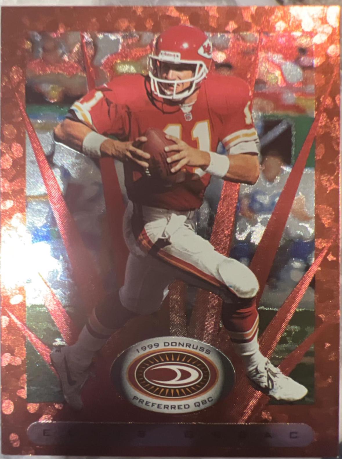 Elvis Grbac #18 Football Cards 1999 Panini Donruss Preferred