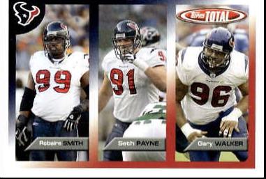 Gary Walker, Seth Payne, Robaire Smith #9 Football Cards 2005 Topps Total