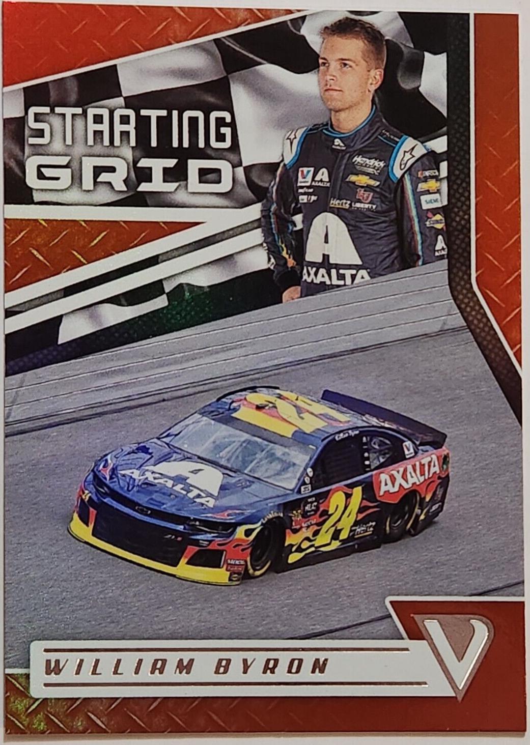 William Byron #S10 Racing Cards 2019 Panini Victory Lane Nascar Starting Grid
