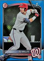 Eli Willits [Blue Border] #BD-1 Baseball Cards 2025 Bowman Draft Prices