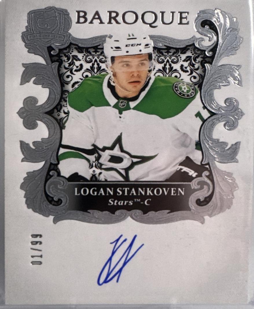 Logan Stankoven #BQ-LS 2024-25 Upper Deck The Cup Hockey Baroque