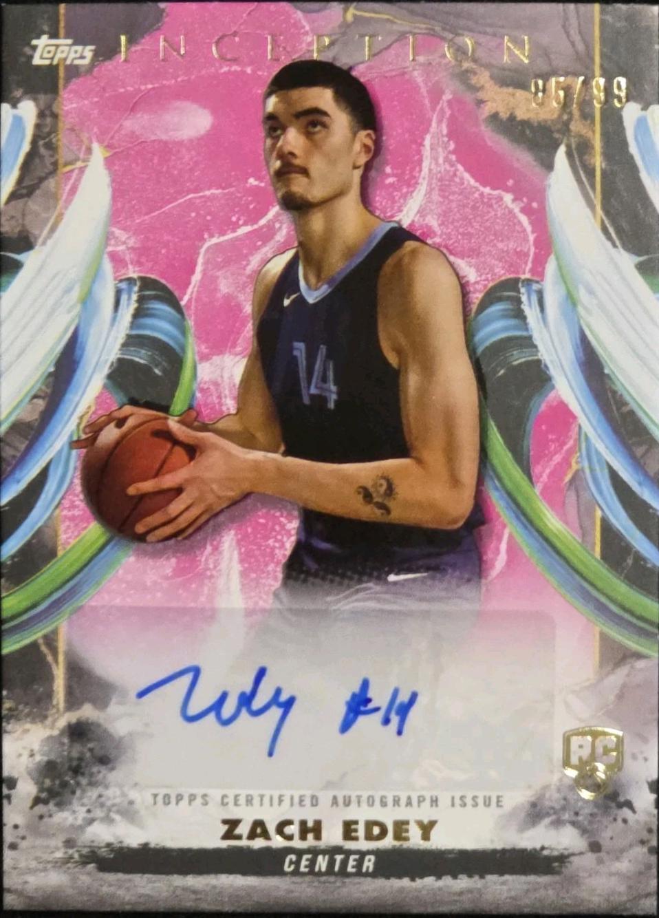 Zach Edey [Pink] #RA-ZE