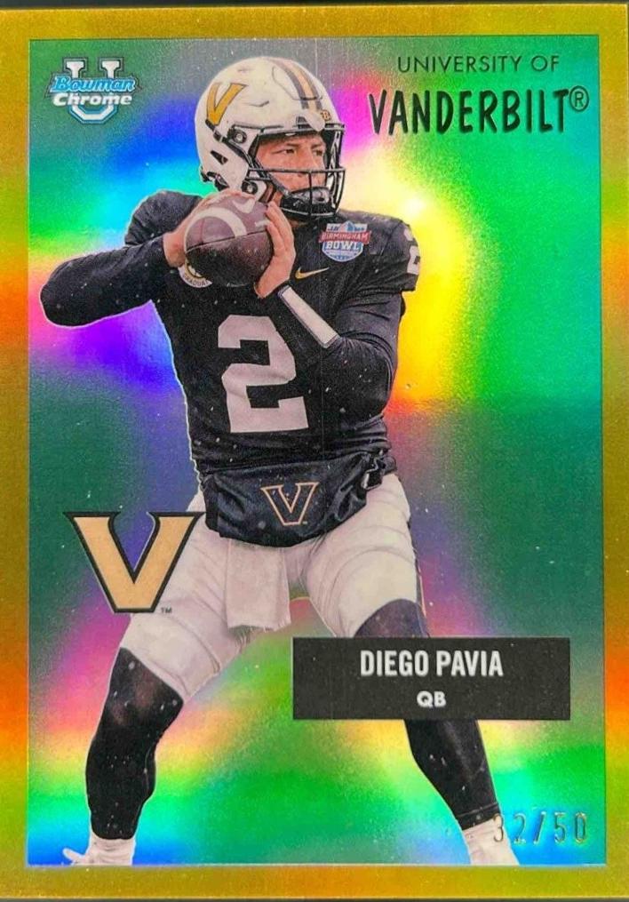 Diego Pavia [Gold Refractor] #55AV-26
