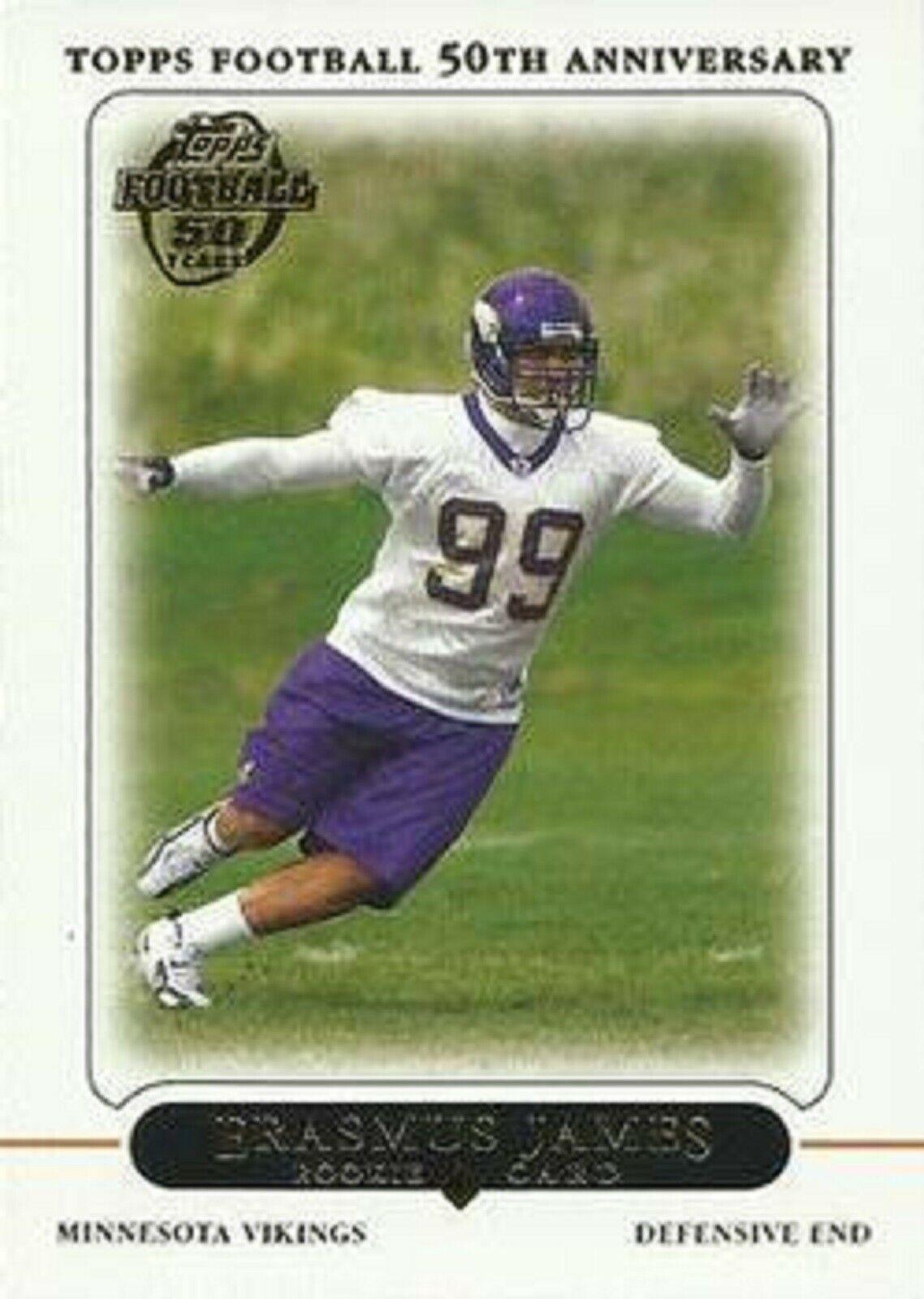 Erasmus James #390 Football Cards 2005 Topps