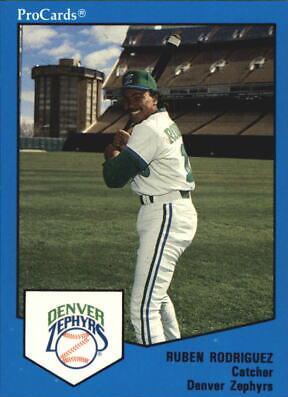 Ruben Rodriguez #34 Baseball Cards 1989 Procards