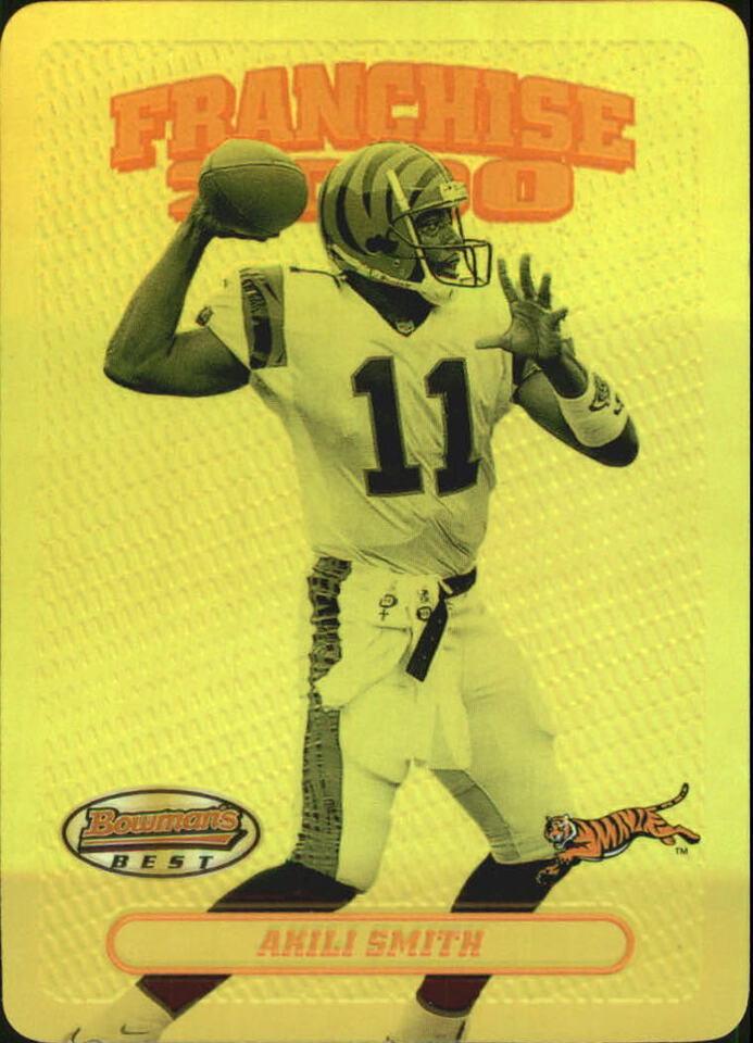 Akili Smith #F10 Football Cards 2000 Bowman's Best Franchise 2000