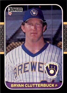 Bryan Clutterbuck #397 Baseball Cards 1987 Donruss