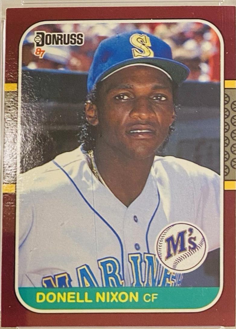 Donell Nixon #114 1987 Donruss Opening Day Baseball