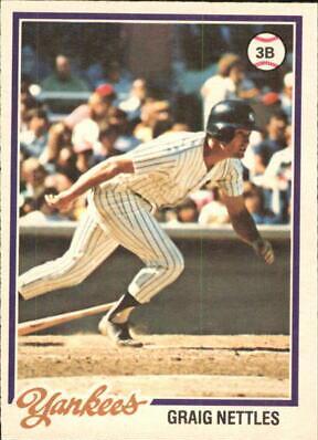 Graig Nettles #10 Baseball Cards 1978 O Pee Chee