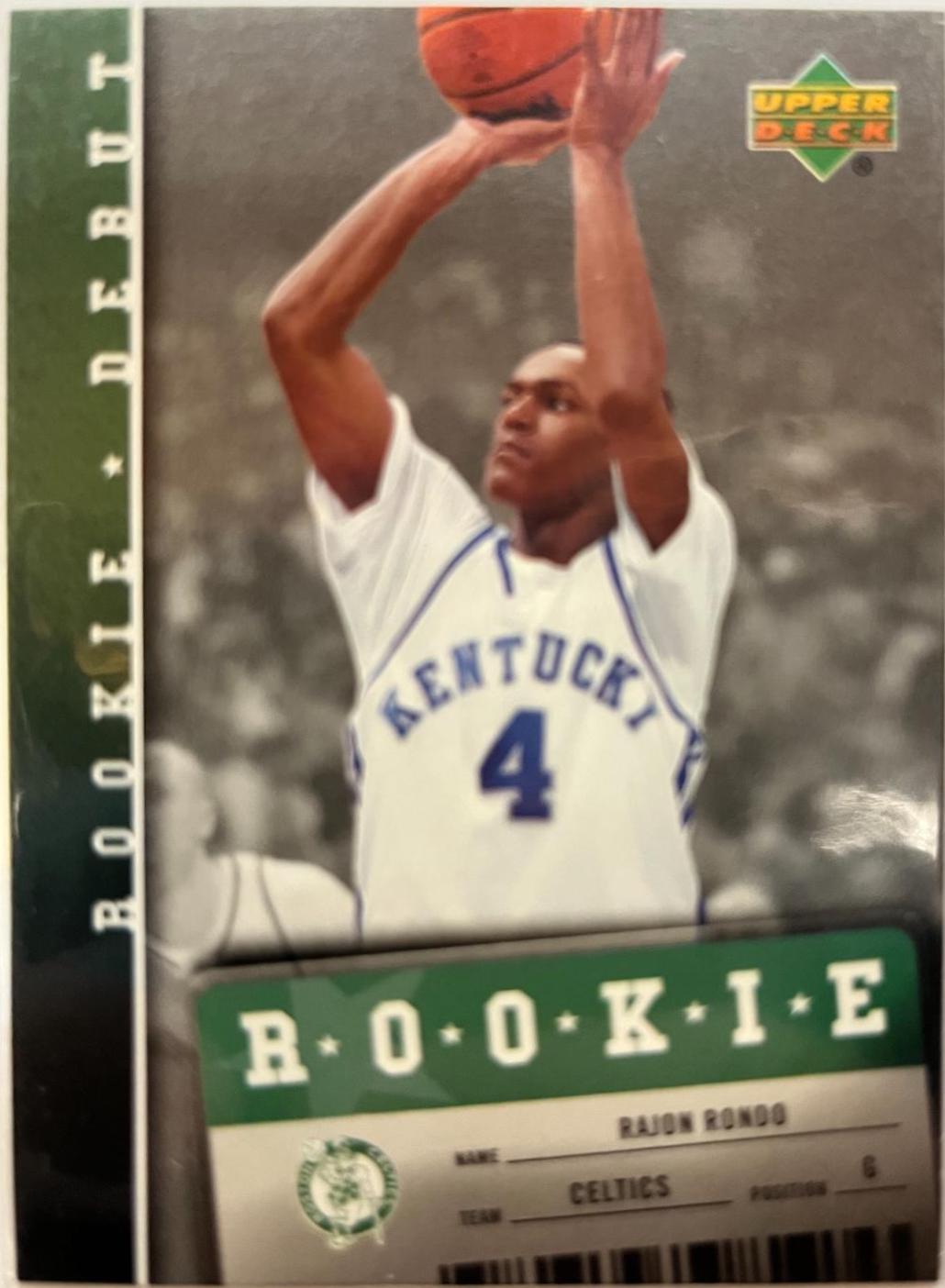 Rajon Rondo #117 Basketball Cards 2006 Upper Deck Rookie Debut