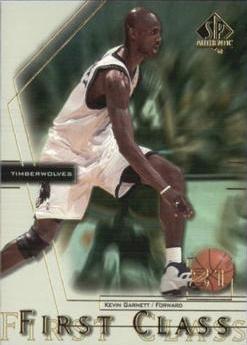 Kevin Garnett #FC2 Basketball Cards 2000 SP Authentic First Class