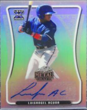 Luisangel Acuna #BA-LA1 2020 Leaf Metal Draft Autographs Baseball