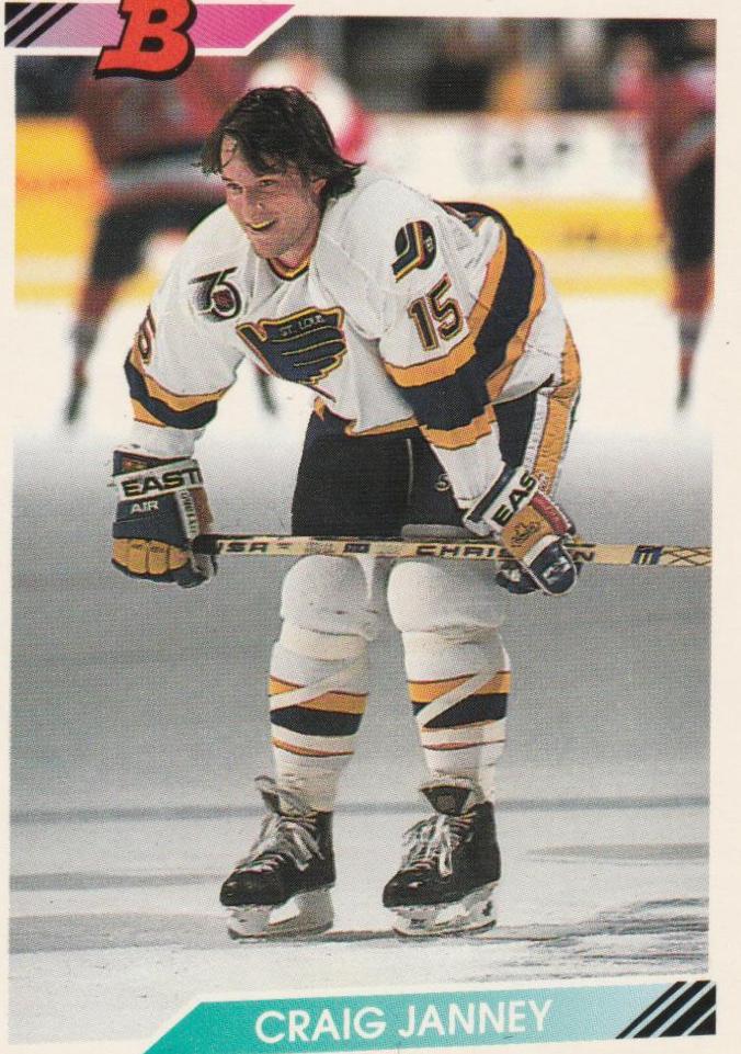Craig Janney #14 Hockey Cards 1992 Bowman