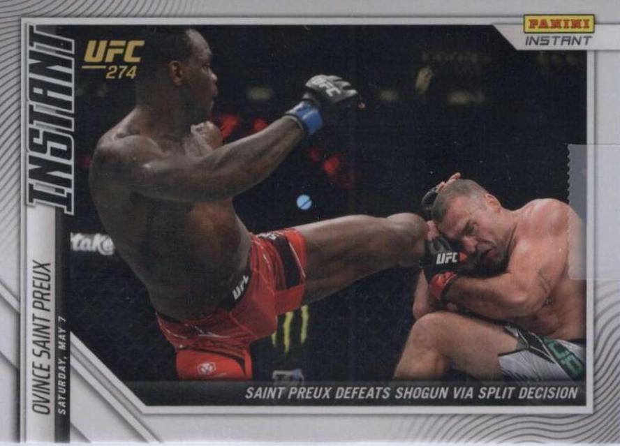Ovince Saint Preux #40 Ufc Cards 2022 Panini Instant UFC